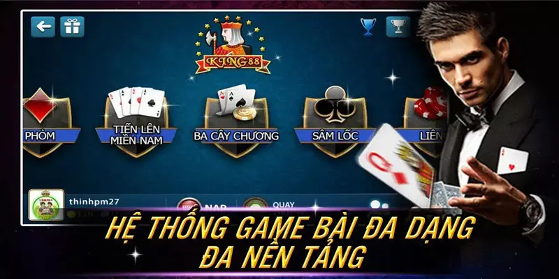Đa dạng, phong phú các thể loại game bài khác nhau