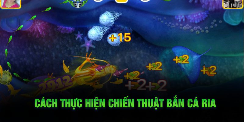 Cách thực hiện chiến thuật bắn cá ria